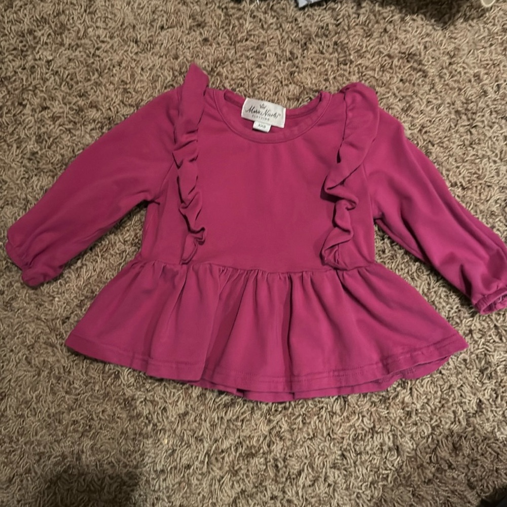 Marie Nicole Clothes, little girls long sleeve shirt. XXS